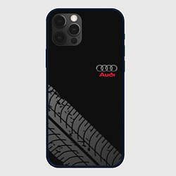 Чехол для iPhone 12 Pro AUDI, цвет: 3D-черный