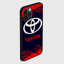 Чехол для iPhone 12 Pro TOYOTA ТОЙОТА, цвет: 3D-черный — фото 2