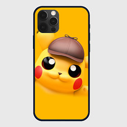 Чехол для iPhone 12 Pro Pikachu Pika Pika, цвет: 3D-черный