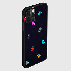 Чехол для iPhone 12 Pro Among Us, цвет: 3D-черный — фото 2