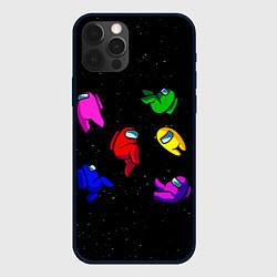 Чехол для iPhone 12 Pro Among Us, цвет: 3D-черный