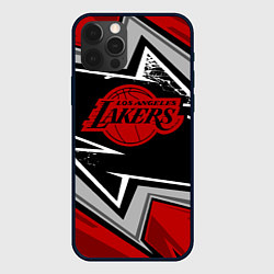 Чехол iPhone 12 Pro LA LAKERS RED