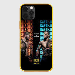 Чехол iPhone 12 Pro KHABIB VS GAETHJE