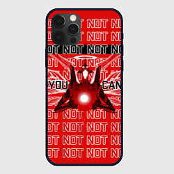 Чехол для iPhone 12 Pro Evangelion Eva 01 You can not, цвет: 3D-черный