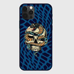 Чехол iPhone 12 Pro Snake&Skull