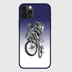 Чехол для iPhone 12 Pro BMX, цвет: 3D-черный