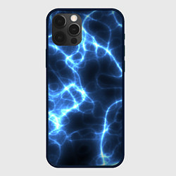 Чехол для iPhone 12 Pro Электро, цвет: 3D-черный