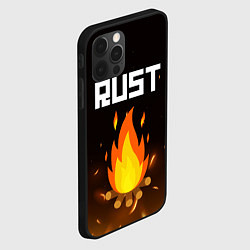 Чехол для iPhone 12 Pro RUST, цвет: 3D-черный — фото 2