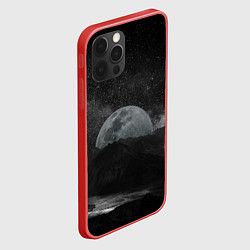 Чехол для iPhone 12 Pro Луна, цвет: 3D-красный — фото 2