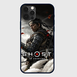 Чехол для iPhone 12 Pro Ghost of Tsushima, цвет: 3D-черный