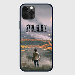 Чехол для iPhone 12 Pro Stalker, цвет: 3D-черный