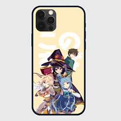 Чехол для iPhone 12 Pro KonoSuba, цвет: 3D-черный