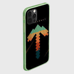 Чехол для iPhone 12 Pro Minecraft, цвет: 3D-салатовый — фото 2