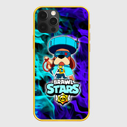 Чехол для iPhone 12 Pro Brawl StarsRonin Ruffs, цвет: 3D-желтый