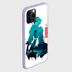 Чехол для iPhone 12 Pro NIER AUTOMATA 2B, цвет: 3D-светло-сиреневый — фото 2