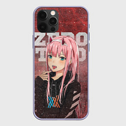 Чехол для iPhone 12 Pro Zero Two, цвет: 3D-светло-сиреневый