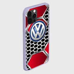 Чехол для iPhone 12 Pro VOLKSWAGEN, цвет: 3D-светло-сиреневый — фото 2