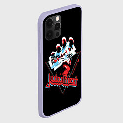 Чехол для iPhone 12 Pro Judas Priest, цвет: 3D-светло-сиреневый — фото 2