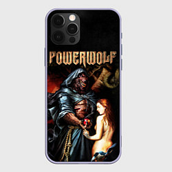 Чехол для iPhone 12 Pro Powerwolf, цвет: 3D-светло-сиреневый