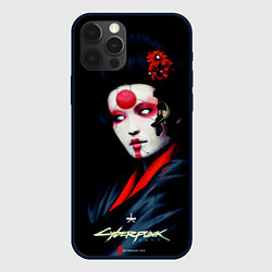 Чехол iPhone 12 Pro Cyberpunk 2077 самурай