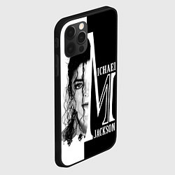 Чехол для iPhone 12 Pro Майкл Джексон, цвет: 3D-черный — фото 2