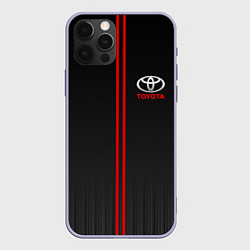 Чехол для iPhone 12 Pro TOYOTA PASSION FOR LIFE, цвет: 3D-светло-сиреневый