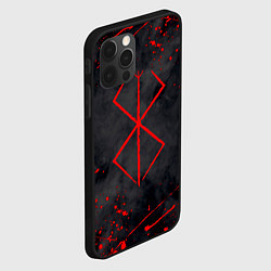 Чехол для iPhone 12 Pro BERSERK БЕРСЕРК КЛЕЙМО, цвет: 3D-черный — фото 2