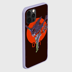 Чехол для iPhone 12 Pro Eva-01, цвет: 3D-светло-сиреневый — фото 2
