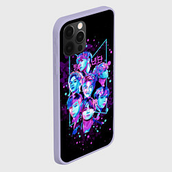 Чехол для iPhone 12 Pro BTS, цвет: 3D-светло-сиреневый — фото 2