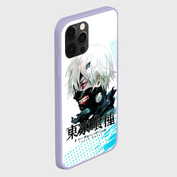 Чехол для iPhone 12 Pro Токийский гуль Tokyo Ghoul, цвет: 3D-светло-сиреневый — фото 2