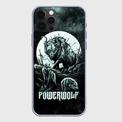 Чехол для iPhone 12 Pro Powerwolf, цвет: 3D-светло-сиреневый