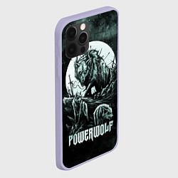 Чехол для iPhone 12 Pro Powerwolf, цвет: 3D-светло-сиреневый — фото 2