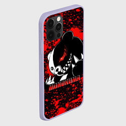 Чехол для iPhone 12 Pro MONOKUMA МОНОКУМА BLOOD, цвет: 3D-светло-сиреневый — фото 2