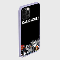 Чехол для iPhone 12 Pro 8bit Dark Souls, цвет: 3D-светло-сиреневый — фото 2