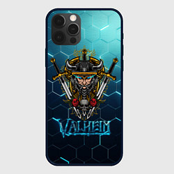 Чехол для iPhone 12 Pro Valheim Neon Samurai, цвет: 3D-черный