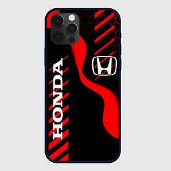 Чехол для iPhone 12 Pro HONDA ХОНДА СПОРТ, цвет: 3D-черный