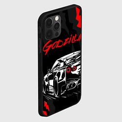 Чехол для iPhone 12 Pro NISSAN GT-R GODZILLA, цвет: 3D-черный — фото 2