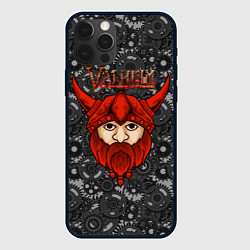 Чехол для iPhone 12 Pro Valheim красный викинг, цвет: 3D-черный