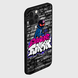 Чехол для iPhone 12 Pro Friday Night Funkin Bomb man B, цвет: 3D-черный — фото 2