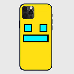 Чехол для iPhone 12 Pro Geometry Dash: Smile, цвет: 3D-черный