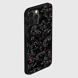 Чехол для iPhone 12 Pro Волки Wolwes, цвет: 3D-черный — фото 2