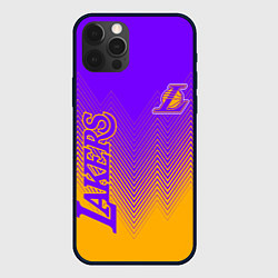 Чехол iPhone 12 Pro LOS ANGELES LAKERS ЛЕЙКЕРС