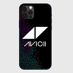 Чехол для iPhone 12 Pro AVICII RAIBOW STYLE, цвет: 3D-черный