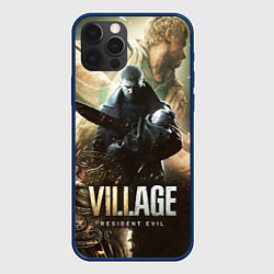 Чехол для iPhone 12 Pro Resident Evil Village, цвет: 3D-тёмно-синий