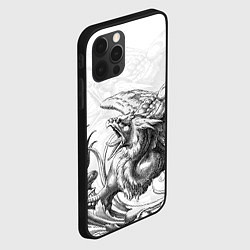 Чехол для iPhone 12 Pro Грифон, цвет: 3D-черный — фото 2