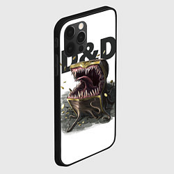 Чехол для iPhone 12 Pro D&D Мимик-сундук ДнД, цвет: 3D-черный — фото 2