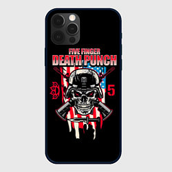 Чехол для iPhone 12 Pro 5FDP Five Finger Death Punch, цвет: 3D-черный