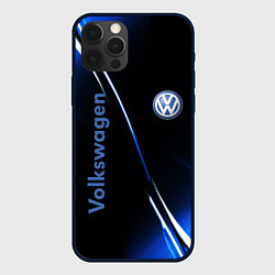 Чехол для iPhone 12 Pro VOLKSWAGEN, цвет: 3D-черный