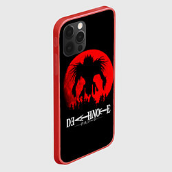 Чехол для iPhone 12 Pro Death Note Рюк в ночи, цвет: 3D-красный — фото 2