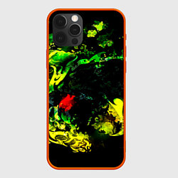 Чехол для iPhone 12 Pro ACID DRAGON, цвет: 3D-красный